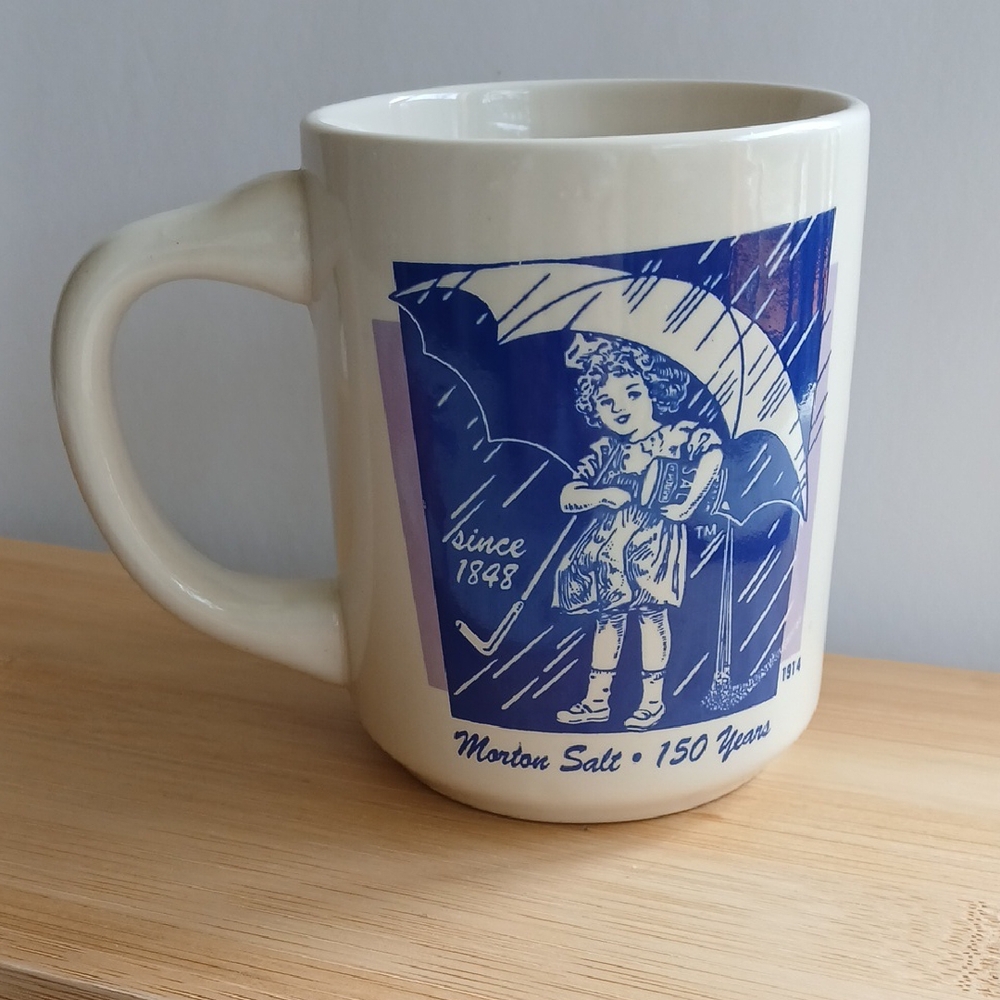 Morton Salt 150 Years Commemorative Mug